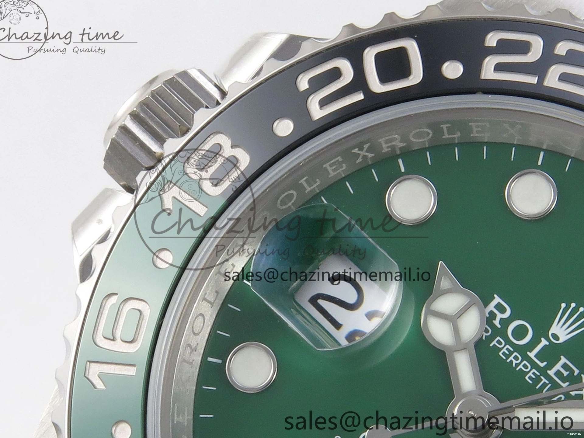 ARF CHS SS GMT-Master Edition VTNR 126729 SH3285 Bracelet Dial Green 1:1 On II Best 1223